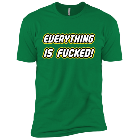 T-Shirts Kelly Green / X-Small Everything is Fucked Men's Premium T-Shirt