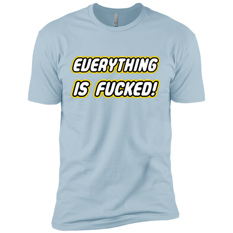 T-Shirts Light Blue / X-Small Everything is Fucked Men's Premium T-Shirt