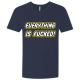 T-Shirts Midnight Navy / X-Small Everything is Fucked Men's Premium V-Neck