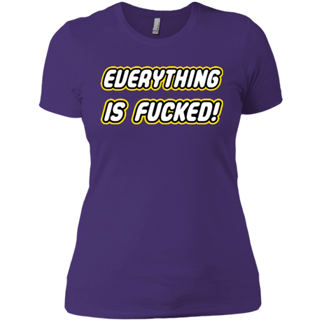 T-Shirts Purple / X-Small Everything is Fucked Women's Premium T-Shirt