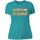 T-Shirts Tahiti Blue / X-Small Everything is Fucked Women's Premium T-Shirt
