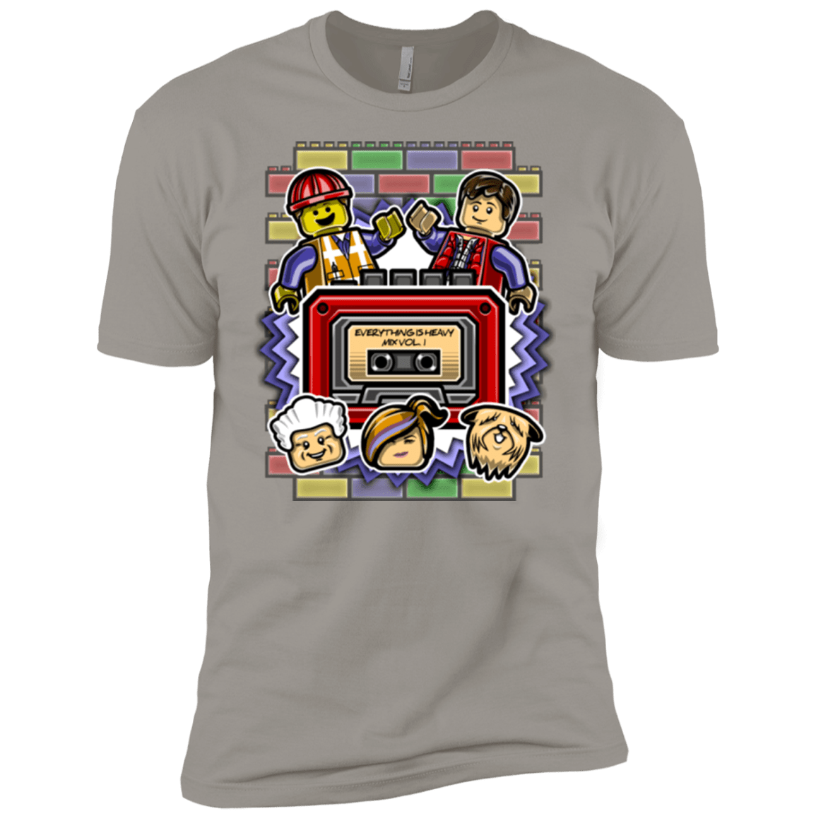 T-Shirts Light Grey / YXS Everything Is Heavy Mix Boys Premium T-Shirt