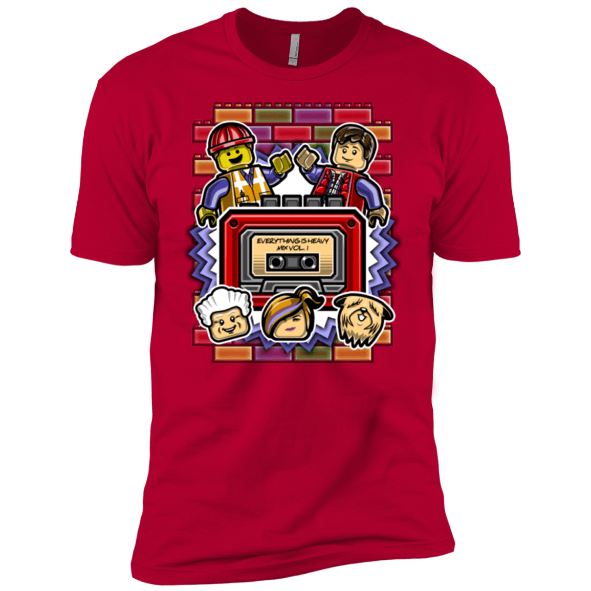 T-Shirts Red / YXS Everything Is Heavy Mix Boys Premium T-Shirt