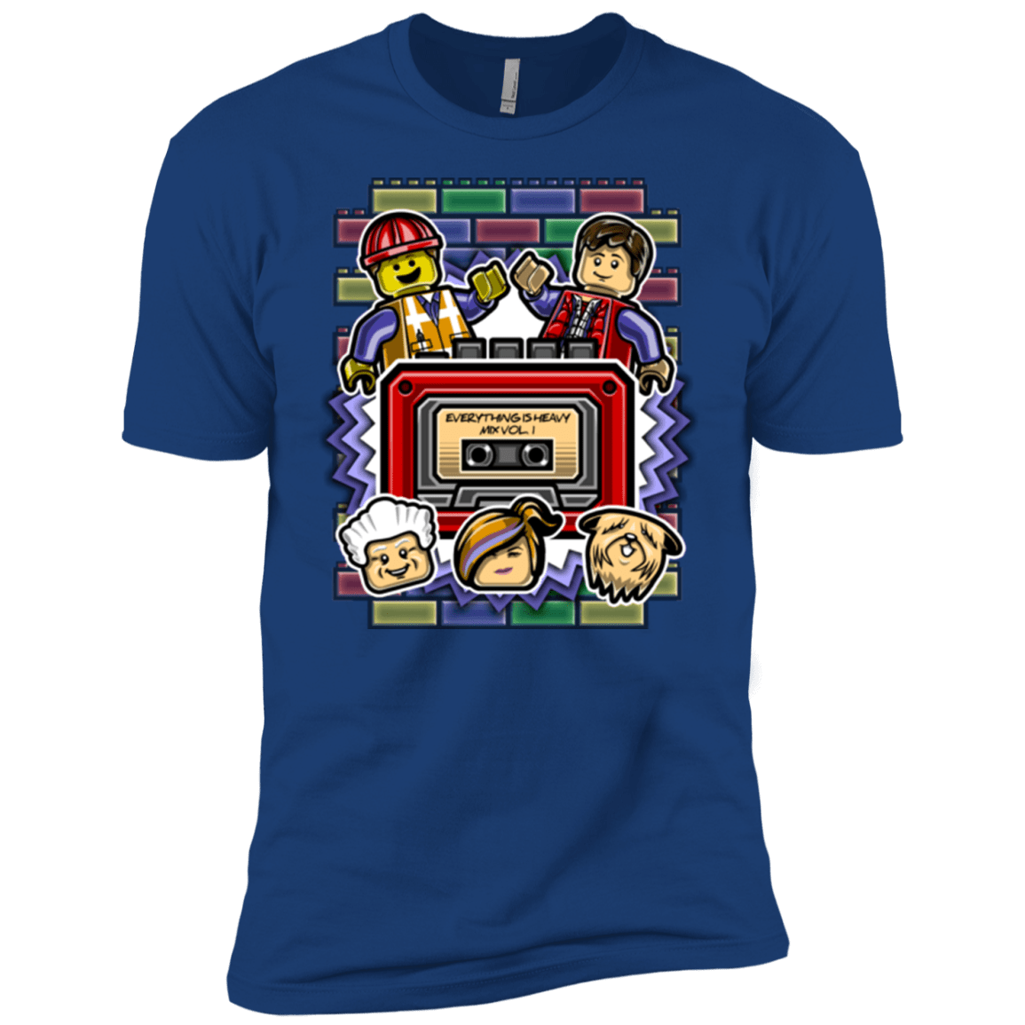 T-Shirts Royal / YXS Everything Is Heavy Mix Boys Premium T-Shirt