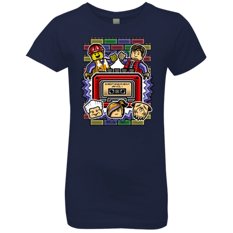 T-Shirts Midnight Navy / YXS Everything Is Heavy Mix Girls Premium T-Shirt