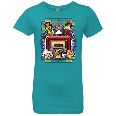 T-Shirts Tahiti Blue / YXS Everything Is Heavy Mix Girls Premium T-Shirt