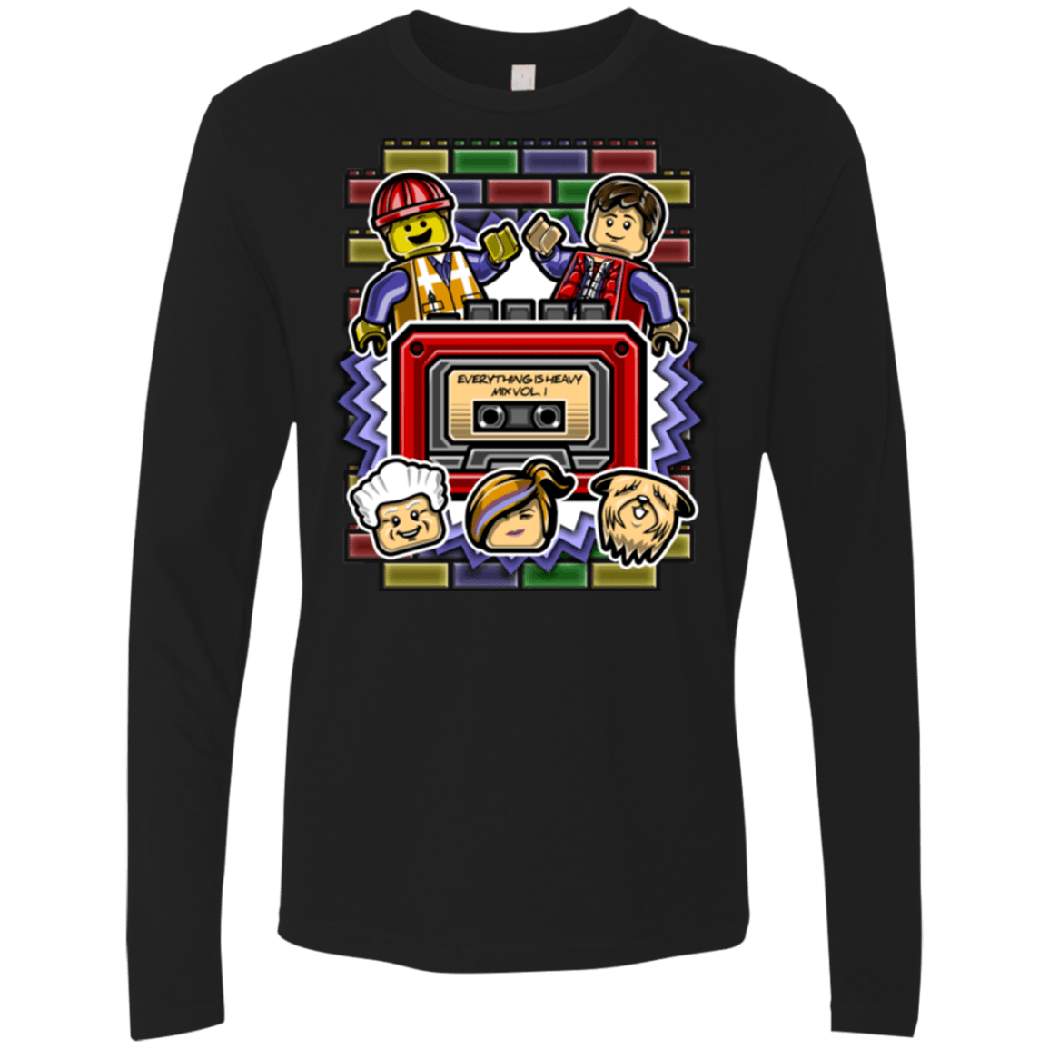 T-Shirts Black / Small Everything Is Heavy Mix Men's Premium Long Sleeve