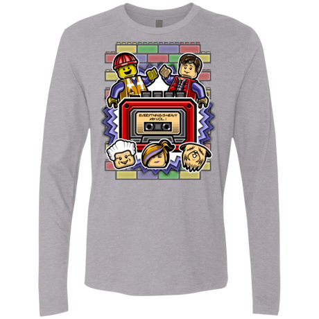 T-Shirts Heather Grey / Small Everything Is Heavy Mix Men's Premium Long Sleeve