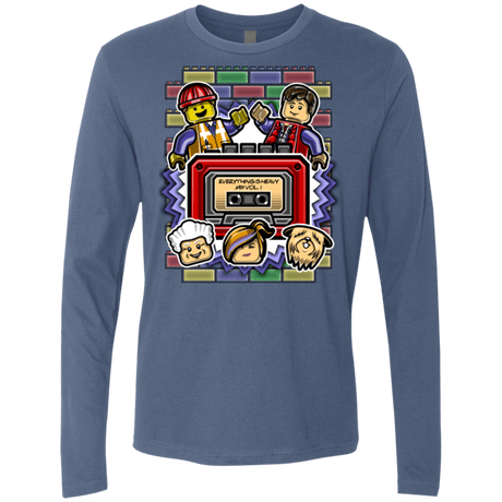 T-Shirts Indigo / Small Everything Is Heavy Mix Men's Premium Long Sleeve