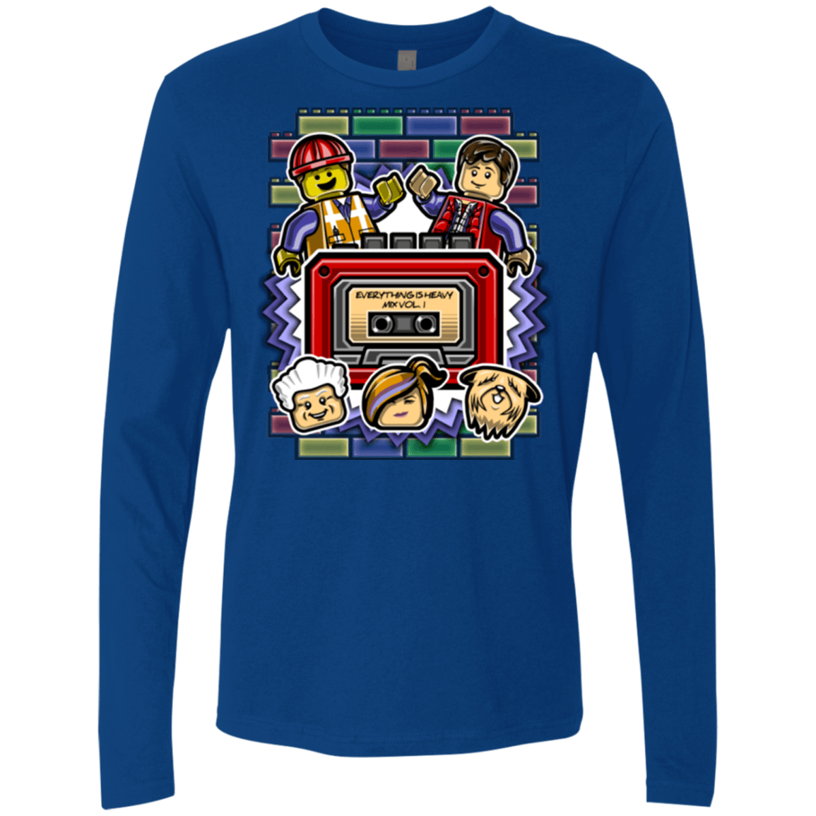 T-Shirts Royal / Small Everything Is Heavy Mix Men's Premium Long Sleeve