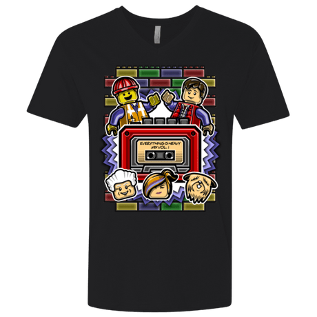 T-Shirts Black / X-Small Everything Is Heavy Mix Men's Premium V-Neck