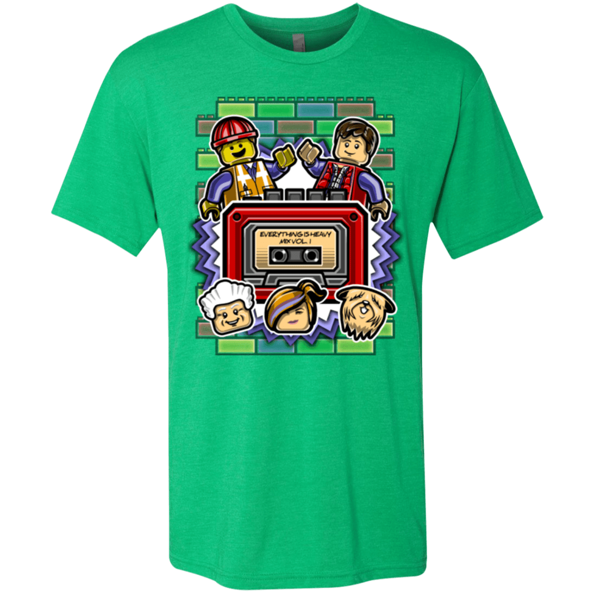 T-Shirts Envy / Small Everything Is Heavy Mix Men's Triblend T-Shirt