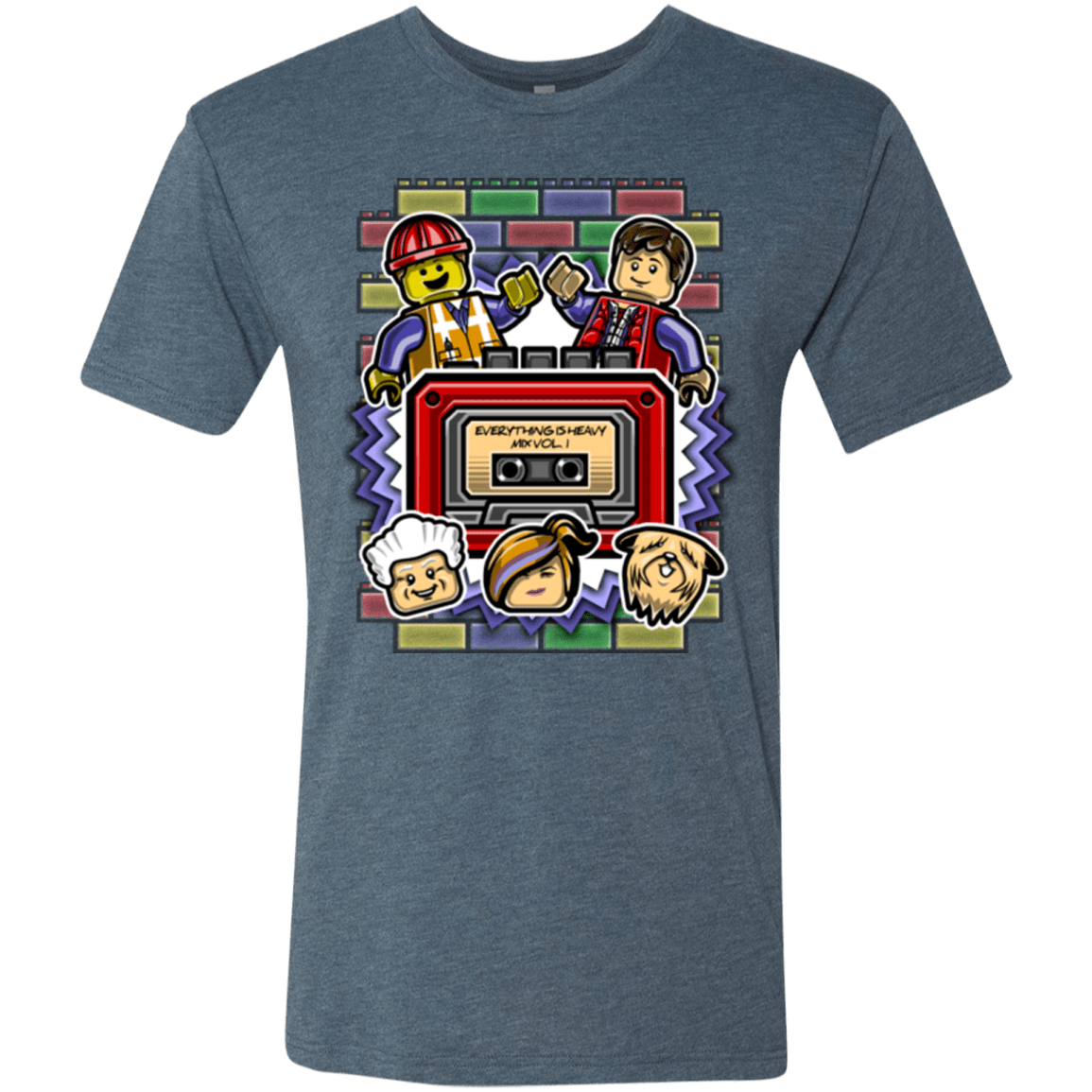 T-Shirts Indigo / Small Everything Is Heavy Mix Men's Triblend T-Shirt