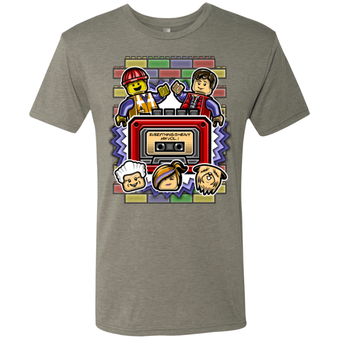 T-Shirts Venetian Grey / Small Everything Is Heavy Mix Men's Triblend T-Shirt