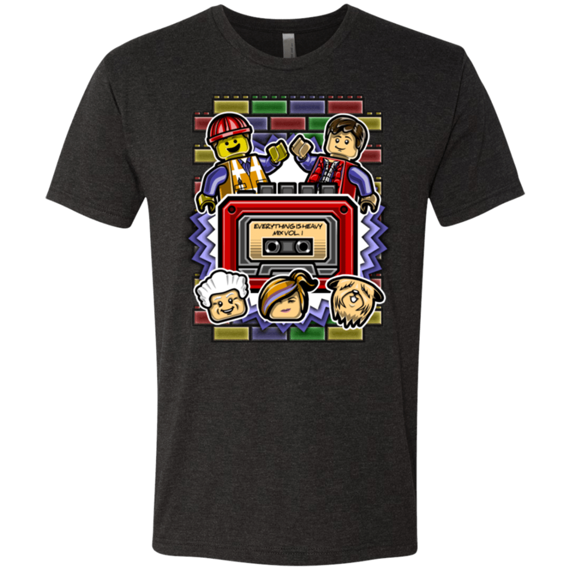 T-Shirts Vintage Black / Small Everything Is Heavy Mix Men's Triblend T-Shirt