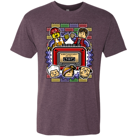 T-Shirts Vintage Purple / Small Everything Is Heavy Mix Men's Triblend T-Shirt