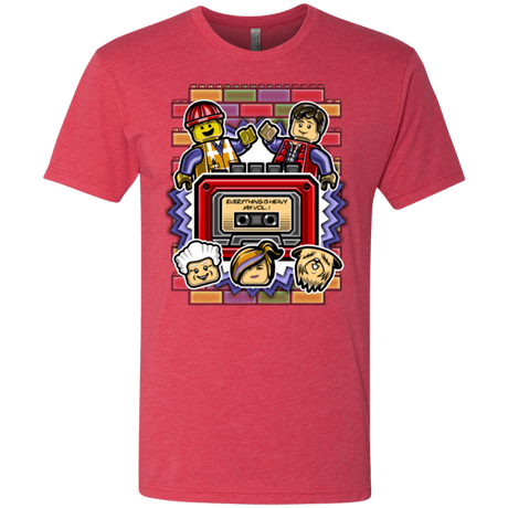 T-Shirts Vintage Red / Small Everything Is Heavy Mix Men's Triblend T-Shirt
