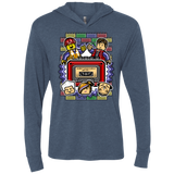 T-Shirts Indigo / X-Small Everything Is Heavy Mix Triblend Long Sleeve Hoodie Tee