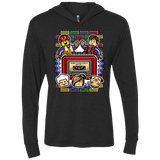 T-Shirts Vintage Black / X-Small Everything Is Heavy Mix Triblend Long Sleeve Hoodie Tee