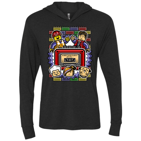 T-Shirts Vintage Black / X-Small Everything Is Heavy Mix Triblend Long Sleeve Hoodie Tee