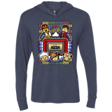 T-Shirts Vintage Navy / X-Small Everything Is Heavy Mix Triblend Long Sleeve Hoodie Tee