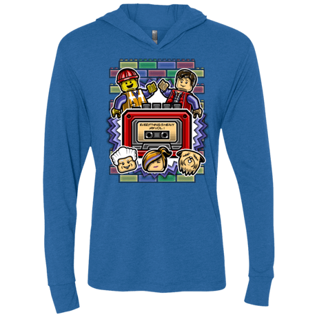 T-Shirts Vintage Royal / X-Small Everything Is Heavy Mix Triblend Long Sleeve Hoodie Tee