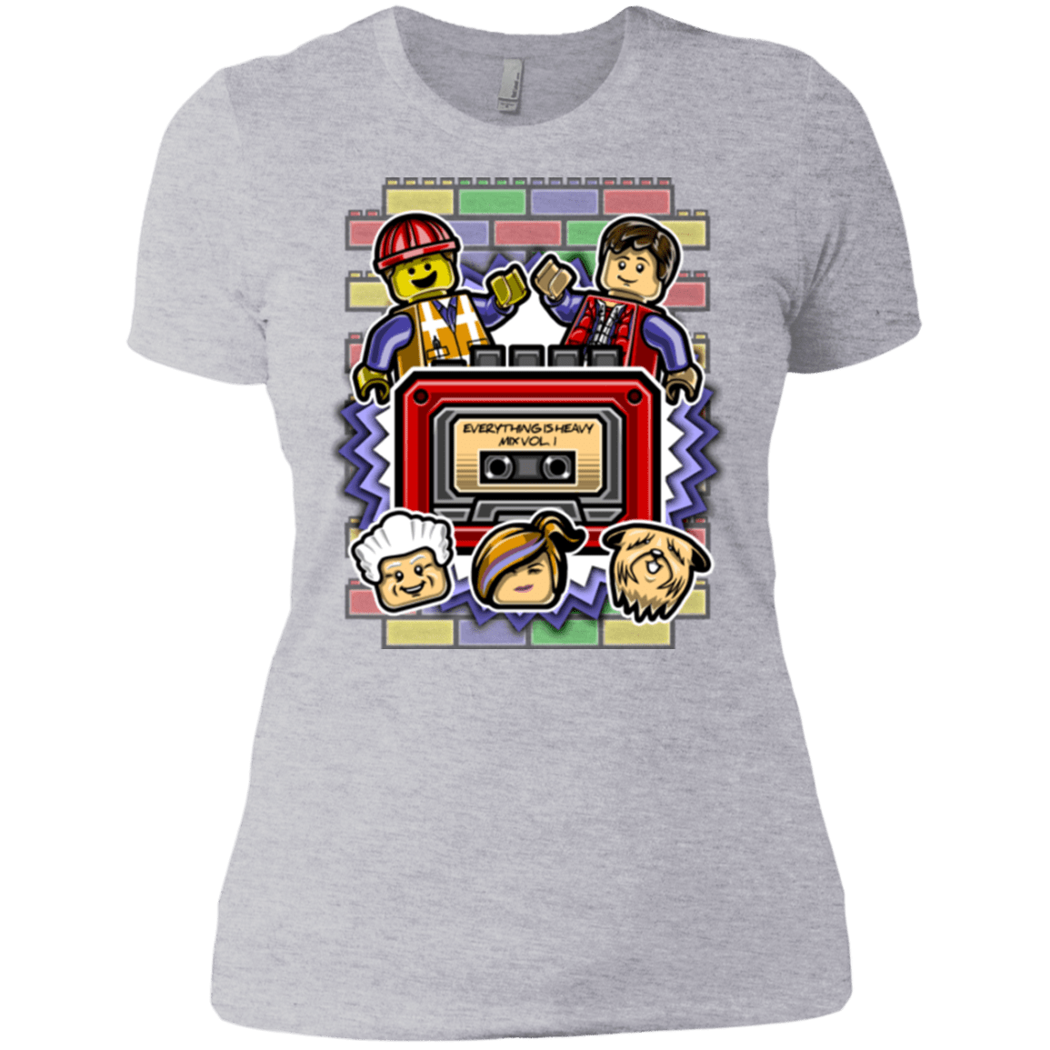 T-Shirts Heather Grey / X-Small Everything Is Heavy Mix Women's Premium T-Shirt