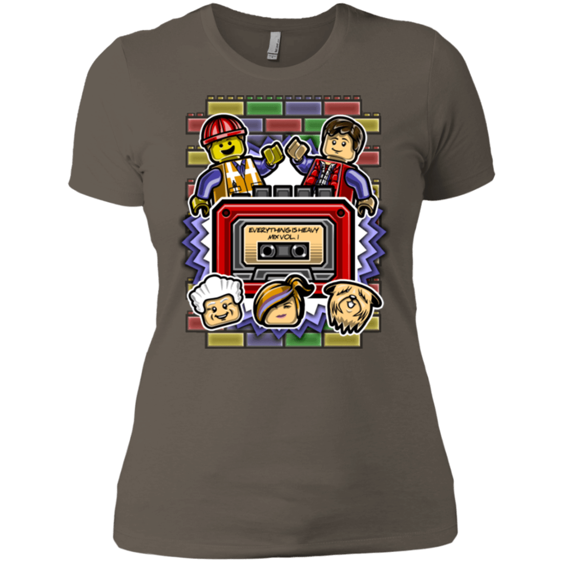 T-Shirts Warm Grey / X-Small Everything Is Heavy Mix Women's Premium T-Shirt