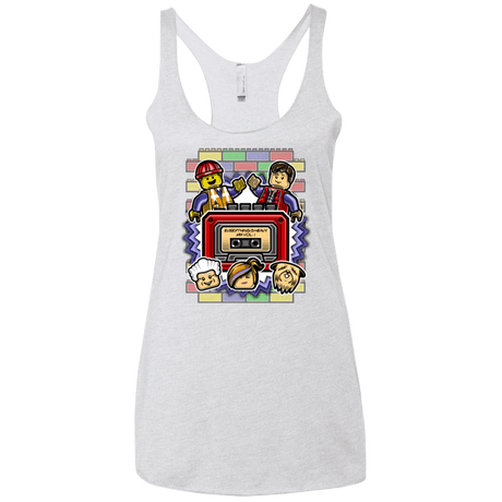 T-Shirts Heather White / X-Small Everything Is Heavy Mix Women's Triblend Racerback Tank