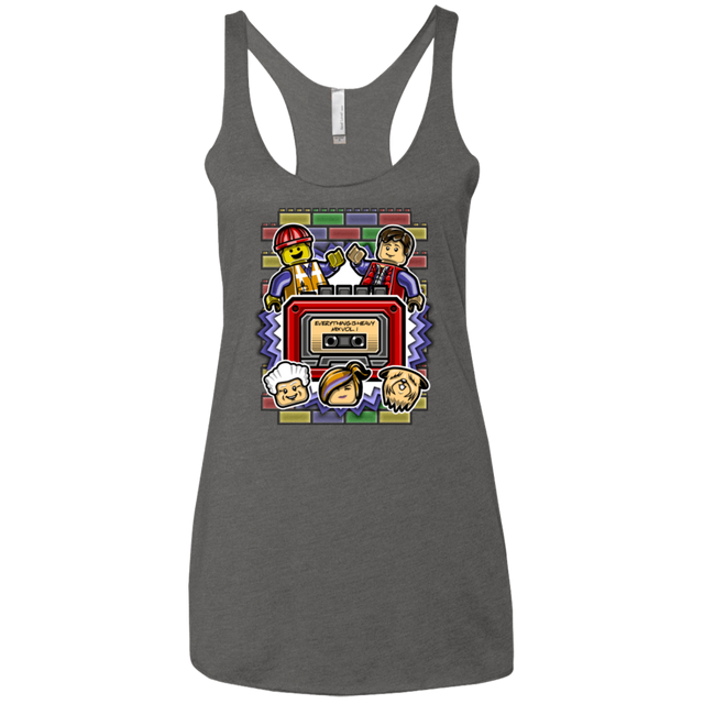 T-Shirts Premium Heather / X-Small Everything Is Heavy Mix Women's Triblend Racerback Tank