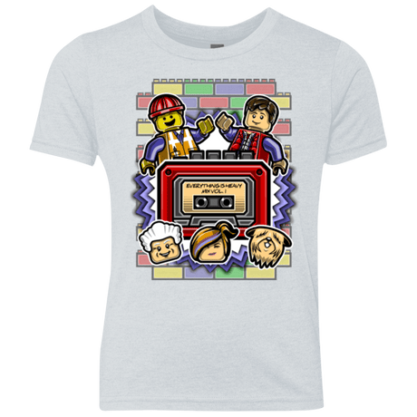 T-Shirts Heather White / YXS Everything Is Heavy Mix Youth Triblend T-Shirt