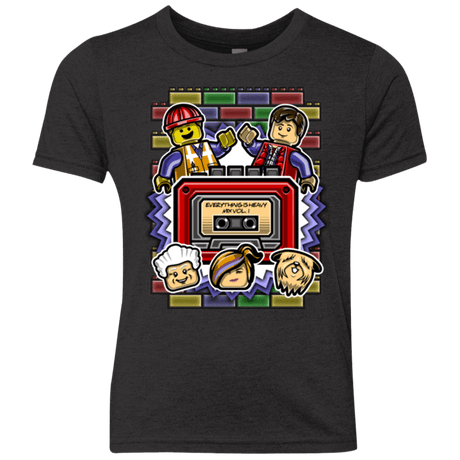 T-Shirts Vintage Black / YXS Everything Is Heavy Mix Youth Triblend T-Shirt