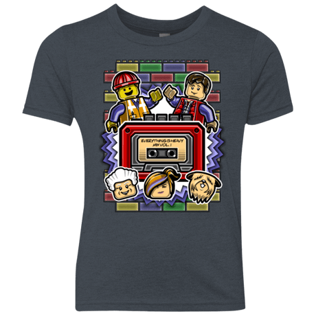 T-Shirts Vintage Navy / YXS Everything Is Heavy Mix Youth Triblend T-Shirt