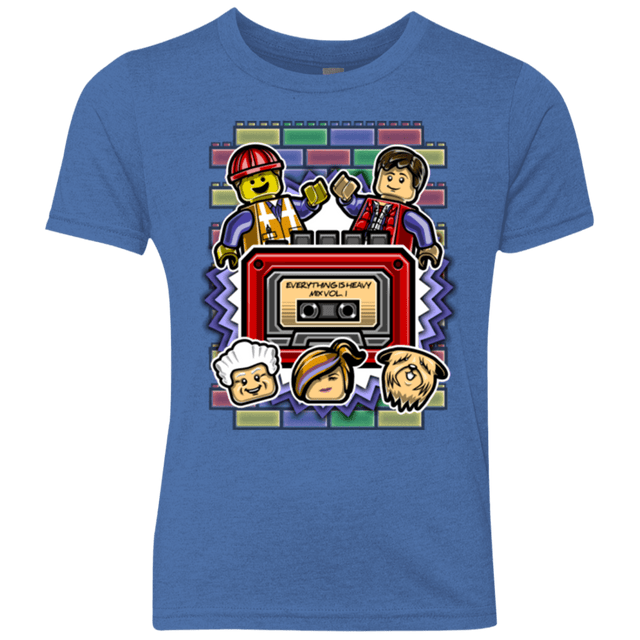 T-Shirts Vintage Royal / YXS Everything Is Heavy Mix Youth Triblend T-Shirt