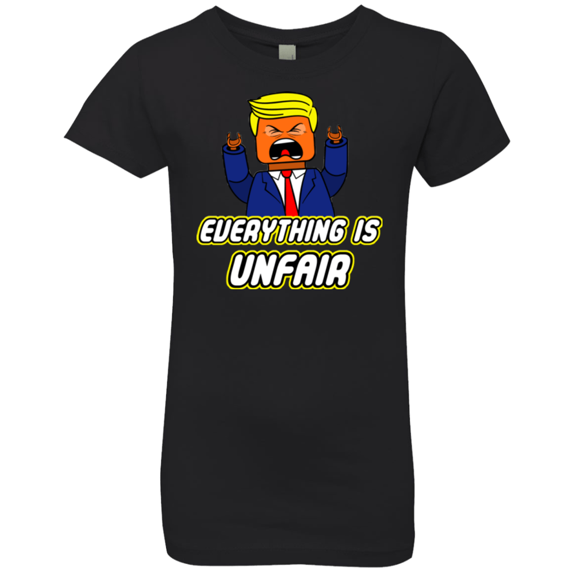T-Shirts Black / YXS Everything Is Unfair Girls Premium T-Shirt
