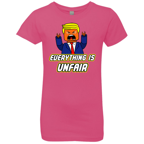 T-Shirts Hot Pink / YXS Everything Is Unfair Girls Premium T-Shirt