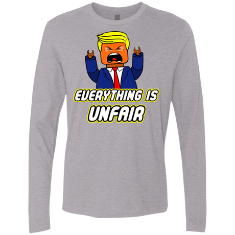 T-Shirts Heather Grey / Small Everything Is Unfair Men's Premium Long Sleeve