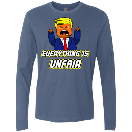 T-Shirts Indigo / Small Everything Is Unfair Men's Premium Long Sleeve