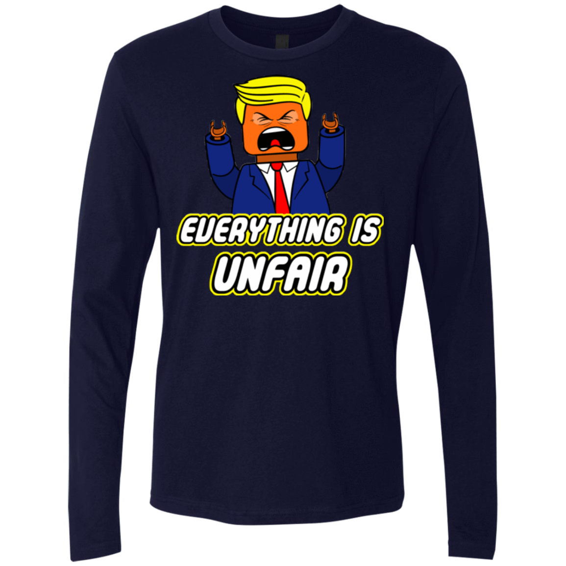 T-Shirts Midnight Navy / Small Everything Is Unfair Men's Premium Long Sleeve