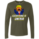 T-Shirts Military Green / Small Everything Is Unfair Men's Premium Long Sleeve