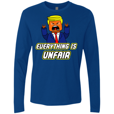 T-Shirts Royal / Small Everything Is Unfair Men's Premium Long Sleeve