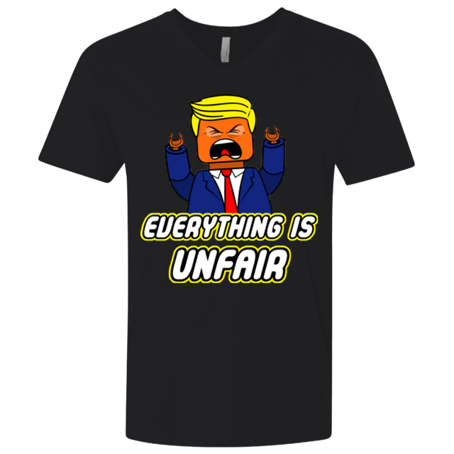 T-Shirts Black / X-Small Everything Is Unfair Men's Premium V-Neck