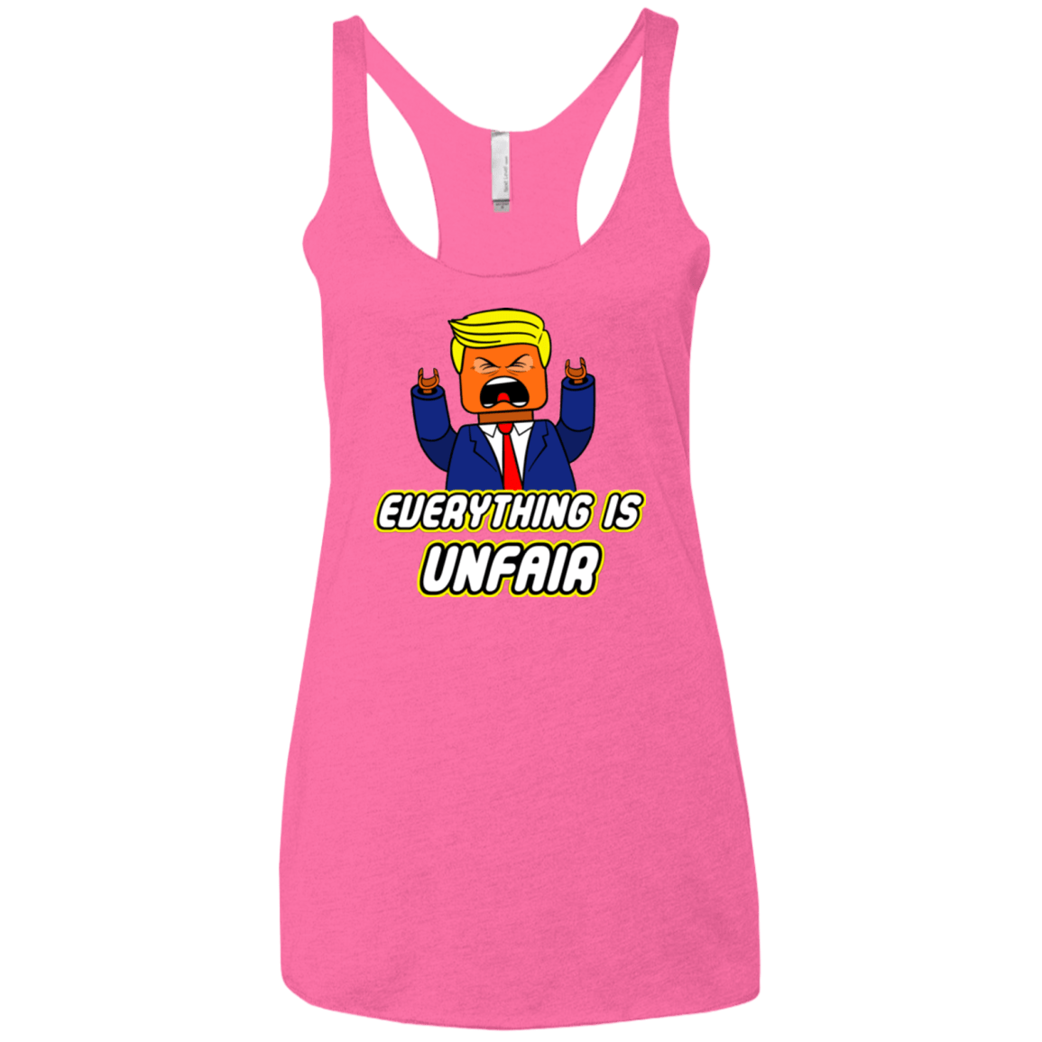 Everything Is Unfair Women's Triblend Racerback Tank