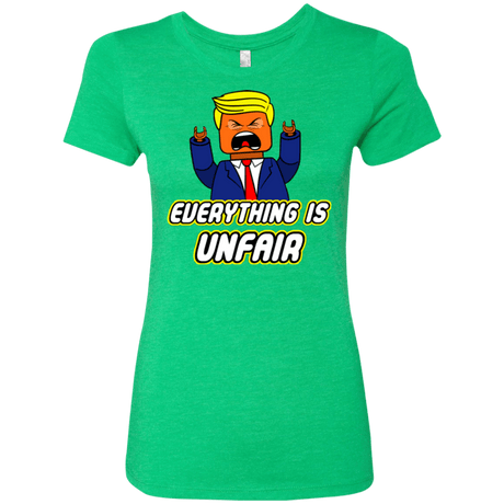 T-Shirts Envy / Small Everything Is Unfair Women's Triblend T-Shirt