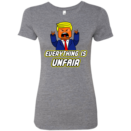 T-Shirts Premium Heather / Small Everything Is Unfair Women's Triblend T-Shirt