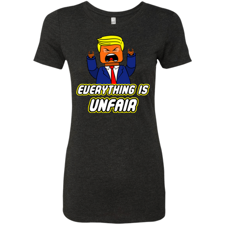 T-Shirts Vintage Black / Small Everything Is Unfair Women's Triblend T-Shirt
