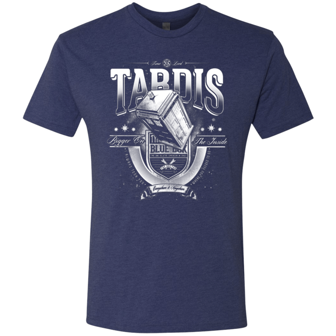 T-Shirts Vintage Navy / Small Everywhere and Anywhere Men's Triblend T-Shirt