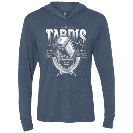 T-Shirts Indigo / X-Small Everywhere and Anywhere Triblend Long Sleeve Hoodie Tee