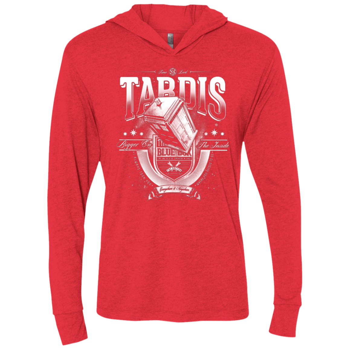 T-Shirts Vintage Red / X-Small Everywhere and Anywhere Triblend Long Sleeve Hoodie Tee