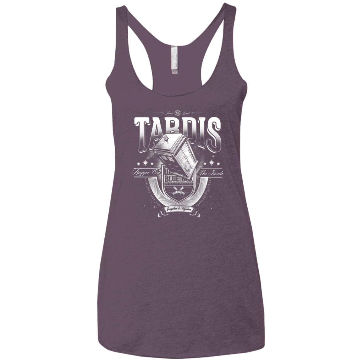 T-Shirts Vintage Purple / X-Small Everywhere and Anywhere Women's Triblend Racerback Tank